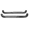 Platinum 4 Oval Nerf Step Bars Black 21-1405
