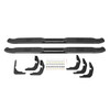 Pro Traxx 4 Oval Nerf Step Bars Black 21-23525