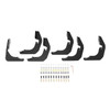 Pro Traxx 4 Oval Nerf Step Bars Black 21-23845