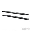 Pro Traxx 4 Oval Nerf Step Bars Black 21-24095