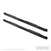 Pro Traxx 4 Oval Nerf Step Bars Black 21-24135