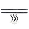 Pro Traxx 4 Oval Nerf Step Bars Black 21-24135
