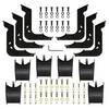 PRO TRAXX 4 Oval Nerf Step Bars, Black 21-24235