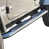 Platinum 4 Oval Nerf Step Bars Black 21-3295