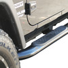 Platinum 4 Oval Nerf Step Bars Black 21-3315