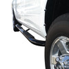 Platinum 4 Oval Nerf Step Bars Black 21-3575
