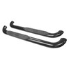 Platinum 4 Oval Nerf Step Bars Black 21-3925