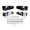 Platinum 4 Oval Nerf Step Bars Textured Black 21-4065