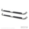 Platinum 4 Oval Nerf Step Bars Stainless Steel 21-4080