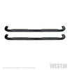 Platinum 4 Oval Nerf Step Bars Black 21-4135