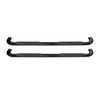 Platinum 4 Oval Nerf Step Bars Black 21-4135