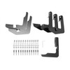 Pro Traxx 5 Oval Nerf Step Bars Black 21-53555