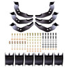 PRO TRAXX 5 Oval Nerf Step Bars Black 21-54175