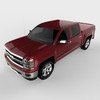 UnderCover LUX 2014-2015 Chevrolet Silverado 5' 9 Bed Crew/Ext Cab 66(WA412P)-Sonoma Jewel Red UC1116L-66