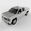 UnderCover LUX 2014-2018 (2019 Legacy) Chevrolet Silverado 5' 9 Bed Crew/Ext Cab GAN(WA636R)-Silver Ice UC1116L-GAN