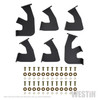 HDX Drop Nerf Step Bars Textured Black 56-12675