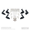 HDX Stainless Drop Nerf Step Bars Textured Black 56-135552