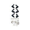 HDX Drop Nerf Step Bars Textured Black 56-14005
