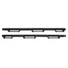 HDX Stainless Drop Wheel-to-Wheel Nerf Step Bars Textured Black 56-5340152