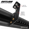 Outlaw Nerf Step Bars Textured Black 58-53945