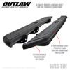 Outlaw Nerf Step Bars Textured Black 58-54085
