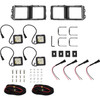 Outlaw Bumper Light Kit Square Textured Black 58-9915