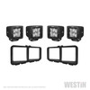 Outlaw Bumper Light Kit Square Textured Black 58-9915