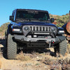 WJ2 Full Width Front Bumper with Bull Bar Textured Black 59-80115