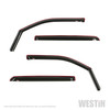 In Channel Wind Deflector 4pc Smoke 72-35407