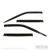 Tape On Wind Deflector 4pc Smoke 72-37448