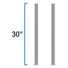 Replacement Bright Aluminum Topside Truck Tool Box Leg - TBTS-LEGS Replacement Bright Aluminum Topside Truck Tool Box Leg - TBTS-LEGS