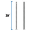 Replacement Bright Aluminum Topside Truck Tool Box Leg - TBTS-LEGS Replacement Bright Aluminum Topside Truck Tool Box Leg - TBTS-LEGS
