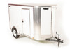 5x10 Single Axle Enclosed Cargo Trailer – 5’6” Interior Height, Semi-Screwless Siding, V-Nose - 100V
