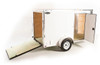 5x10 Single Axle Enclosed Cargo Trailer – 5’6” Interior Height, Semi-Screwless Siding, V-Nose - 100V