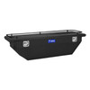 Matte Black Aluminum 69" Deep Angled Secure Lock Tool Box, Low Profile, Rail - SLD69-A-LP-MB-R
