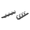 ARIES 2559021 SlimGrip 5in. x 78in. Black Aluminum Running Boards; Fits Select C 2559021