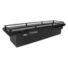 67" King Size Tool Box - Low Profile Lid - Full Notch - with Rail - Gloss Black KS67LPFNRLGB