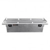 71" King Size Tool Box - Low Profile Lid - with Rail - Polished KS71LPRL