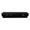 72" Side Mount Truck Tool Box - Low Profile Lid - Matte Black SMB72LPMB