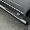 4000 Series Side Steps with Mounting Brackets Kit - Textured Black Powder Coat 4129T