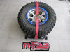 Textured Black Bed Mounted Tire Carrier w/ Red Strap BM1TCRD-TX