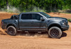 RKR Rails - Cab Len (2 Steps) w/out Kick Out - 07-21 Tundra CrewMax - TX Blk T074RKRCC