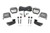 LED Light Kit - Front Mount - 3" Chrome Pair - Wide Angle 93223