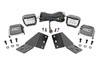 LED Light Kit - Rear Mount - 3" Chrome Pair - Wide Angle 96127
