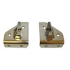 Windshield Light Mounting Brackets, Stainless Steel; 76-95 Jeep Models