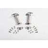 Hood Catch Kit, Stainless Steel; 46-95 Jeep CJ/Wrangler YJ