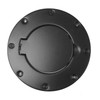 Non-Locking Gas Cap Door, Black; 97-06 Jeep Wrangler TJ