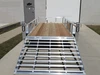 Aluminum Landscape Trailer with 5x10 Wood Deck, Single Axle (rails)