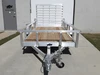 Aluminum Landscape Trailer with 5x10 Wood Deck, Single Axle (rails)