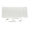 Grille Insert, Satin Stainless Steel; 07-16 Jeep Wrangler JK
